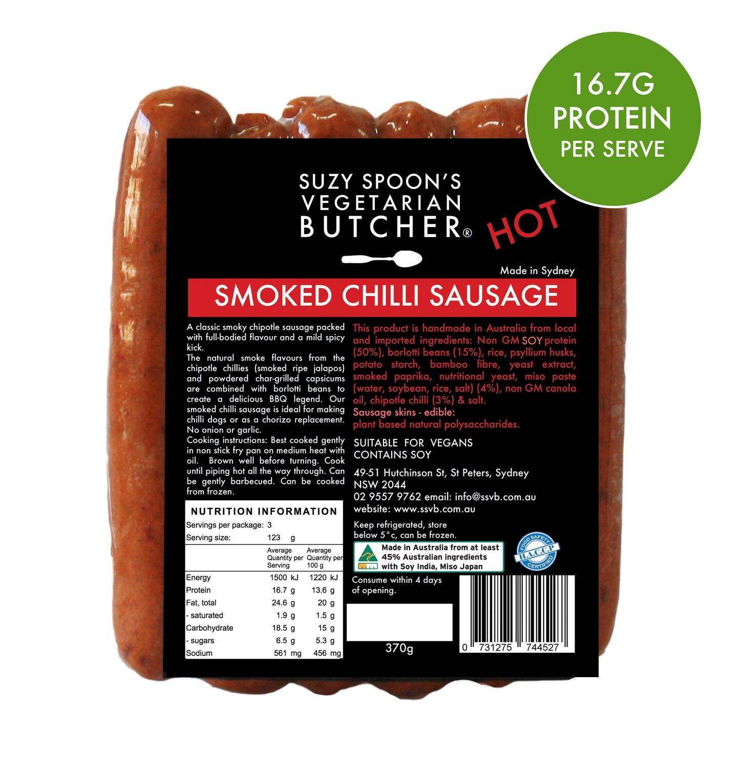 Smoked Chilli Sausage