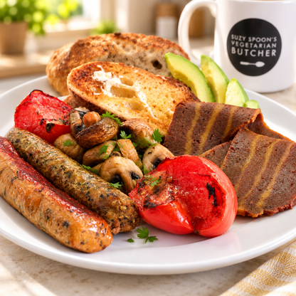 Vegan Polenta, Sundried Tomato & Basil Sausage