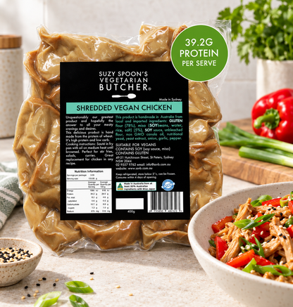 Vegan Shredded Seitan (Shredded Chicken)