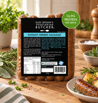 Vegan Sunday Herb Sausage