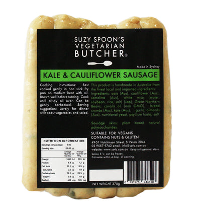 Kale & Cauliflower Sausage